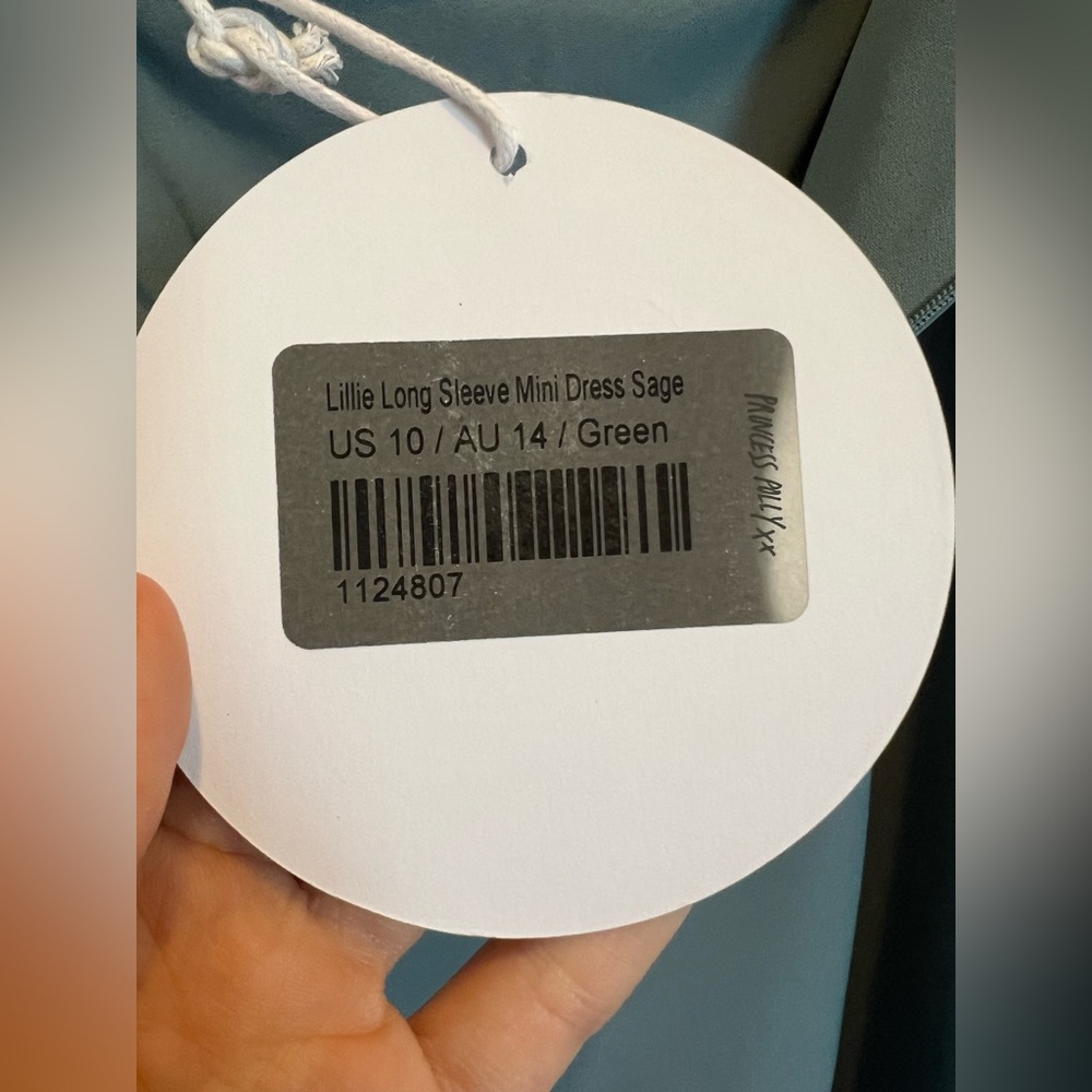 NWT Princess Polly Lillie Long Sleeve Mini Dress - Picture 11 of 14